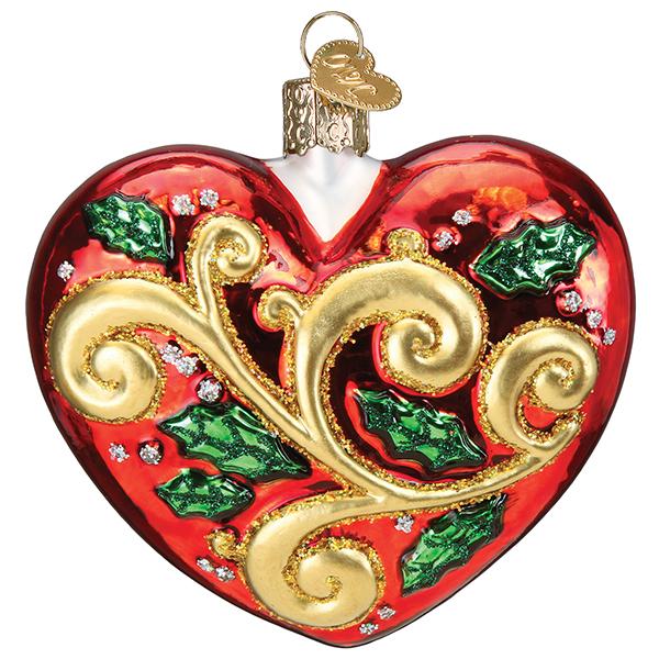 Old World Christmas, 2021 First Christmas Heart Ornament