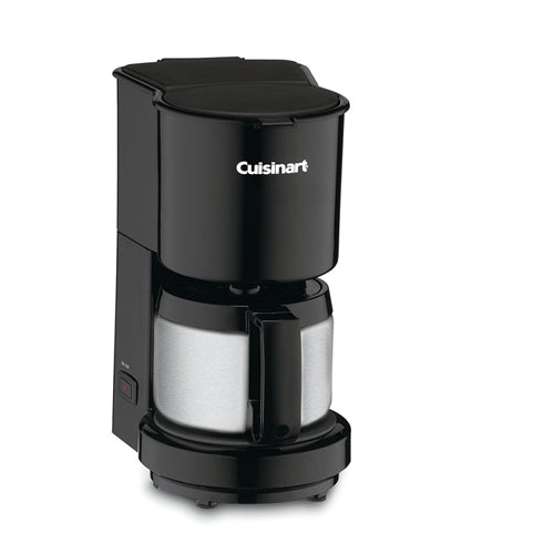 Cuisinart, 4-Cup Coffee Maker with Stainless Steel Carafe Black