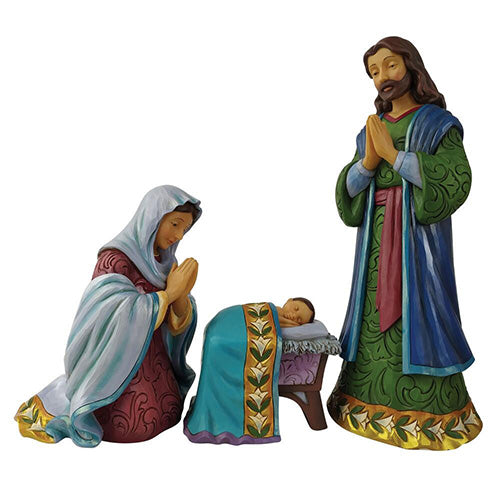 Jim Shore, A Savior Before Us Holy Family Nativity Set of 4