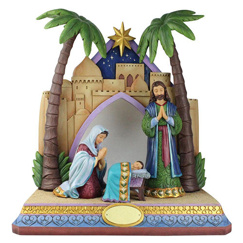 Jim Shore, A Savior Before Us Holy Family Nativity Set of 4