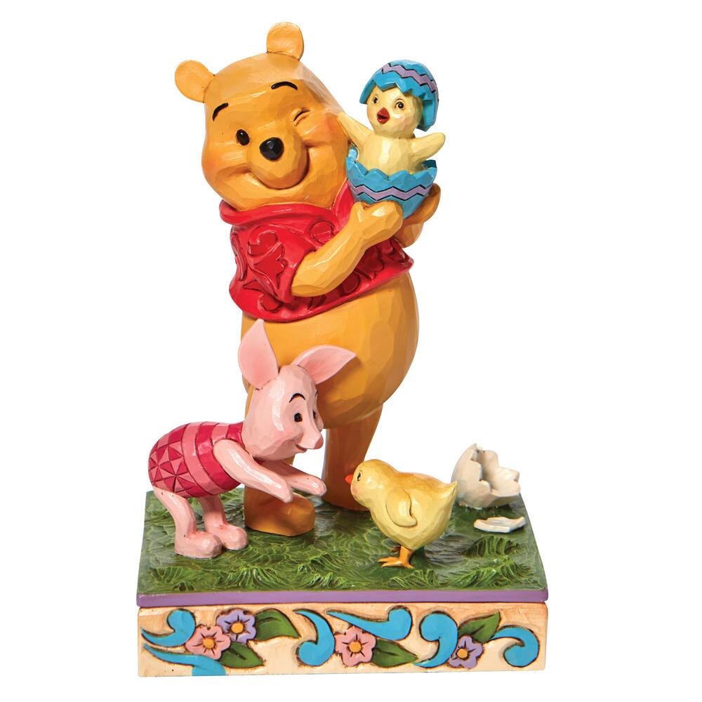 Jim Shore, A Spring Surprise Pooh & Piglet with Chick