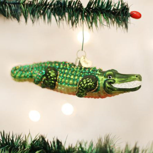 Old World Christmas, Alligator Ornament