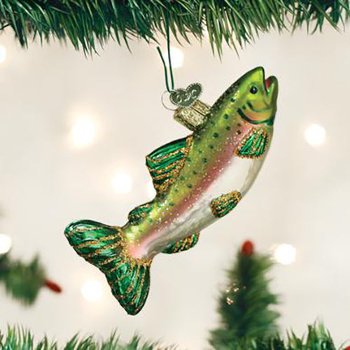 Old World Christmas, Alpine Rainbow Trout Ornament