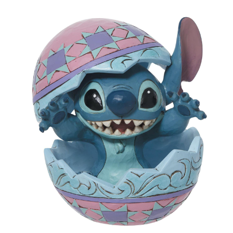 Jim Shore, An Alien Hatched! Stitch in an Easter Egg