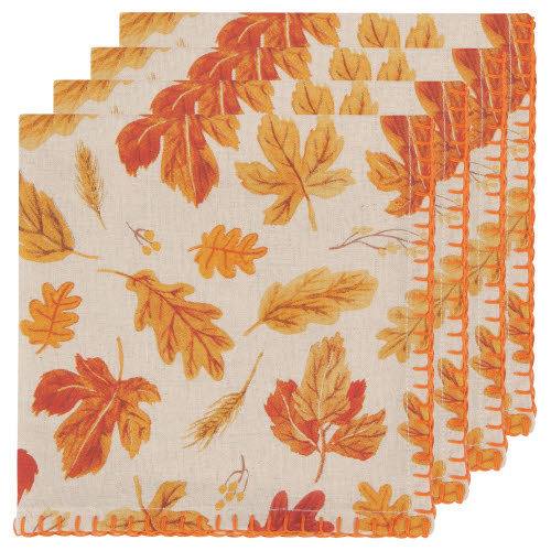 Now Designs, Autumn Harvest Napkin Set of 4