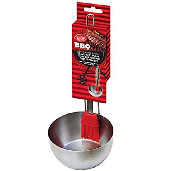 TableCraft, BBQ Sauce Pan with Basting Brush 20oz