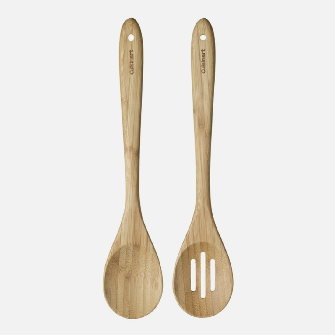 Cuisinart, Bamboo Salad Spoons Set of 2 Solid & Slotted