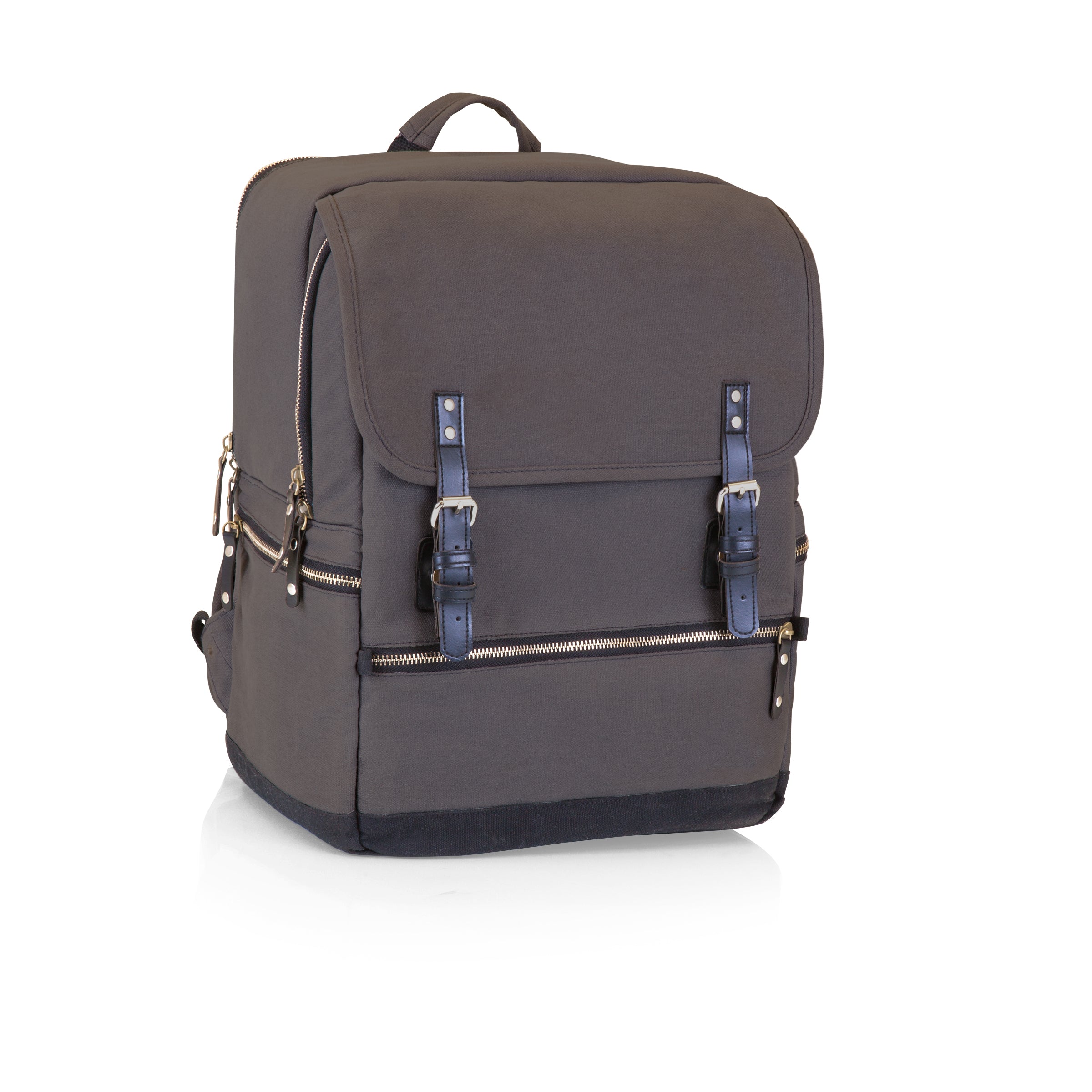 PicnicTime, Bar Set Gray Backpack with Portable Cocktail Set