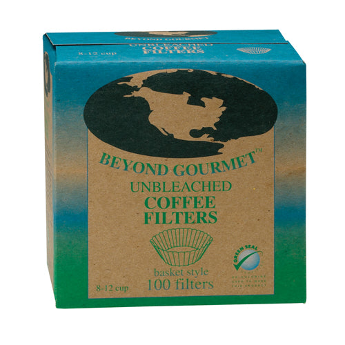 Harold Imports Company, Beyond Gourmet Unbleached Coffee Filter 8 - 12 Cup Makers Set of 100