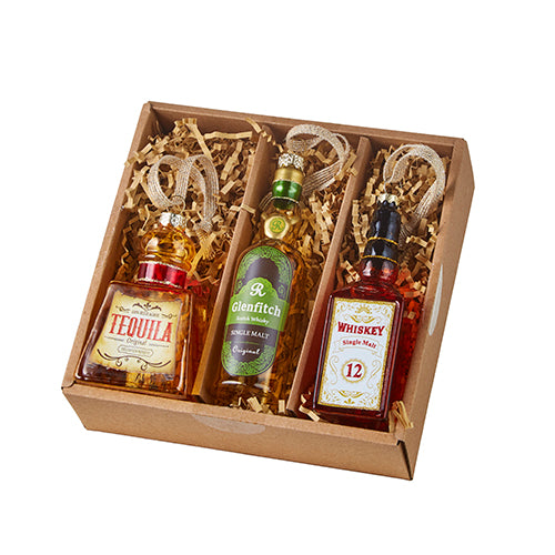 Raz, Box of Spirits Ornaments 6.25" Set of 3