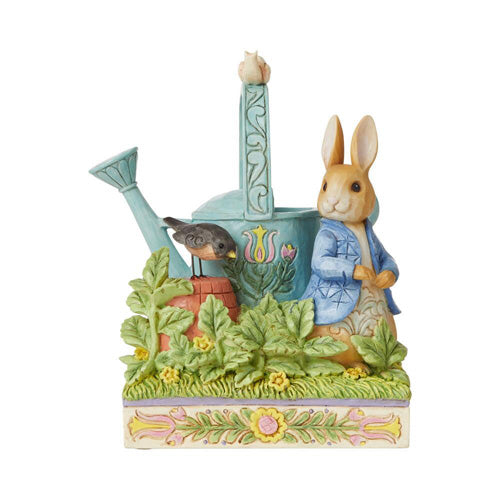 Jim Shore, Caught in Mr. McGregor’s Garden Beatrix Potter's Peter Rabbit with Watering Can