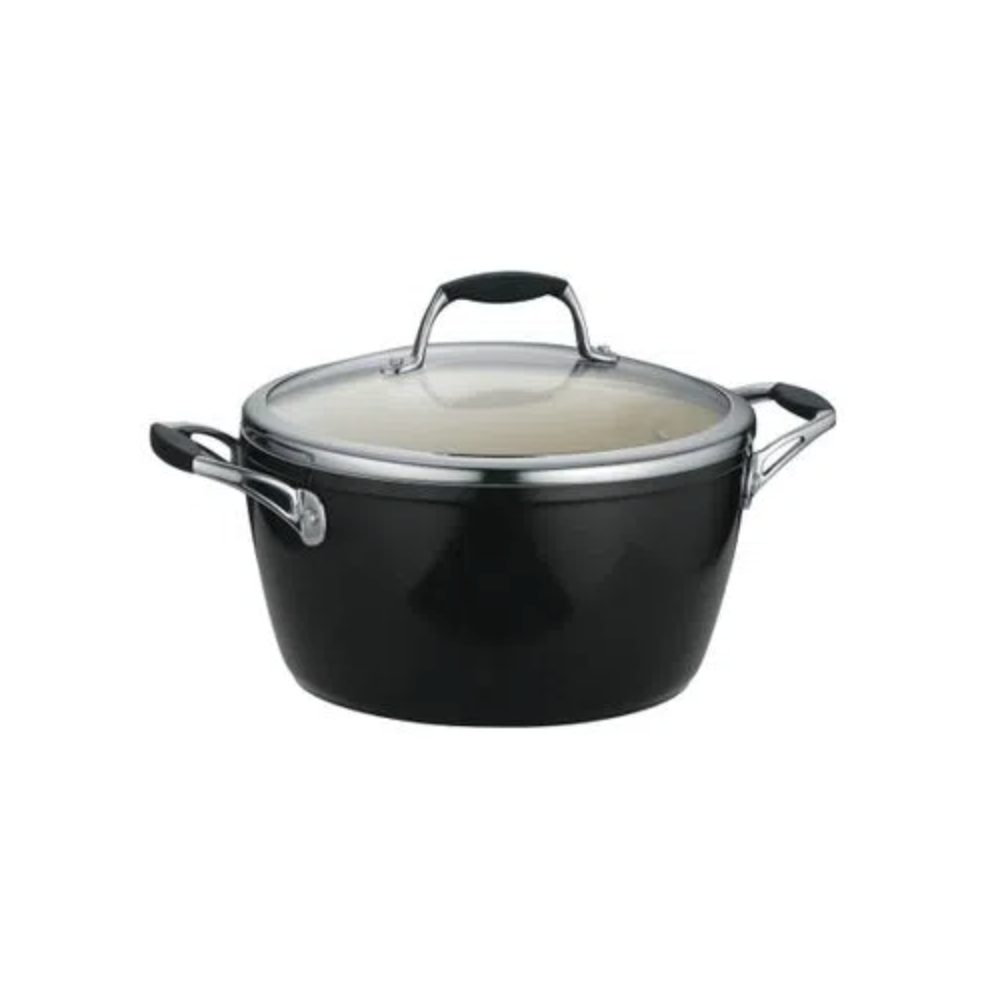 Tramontina, Ceramica 01 Deluxe Metallic Black Covered Dutch Oven 5 Qt