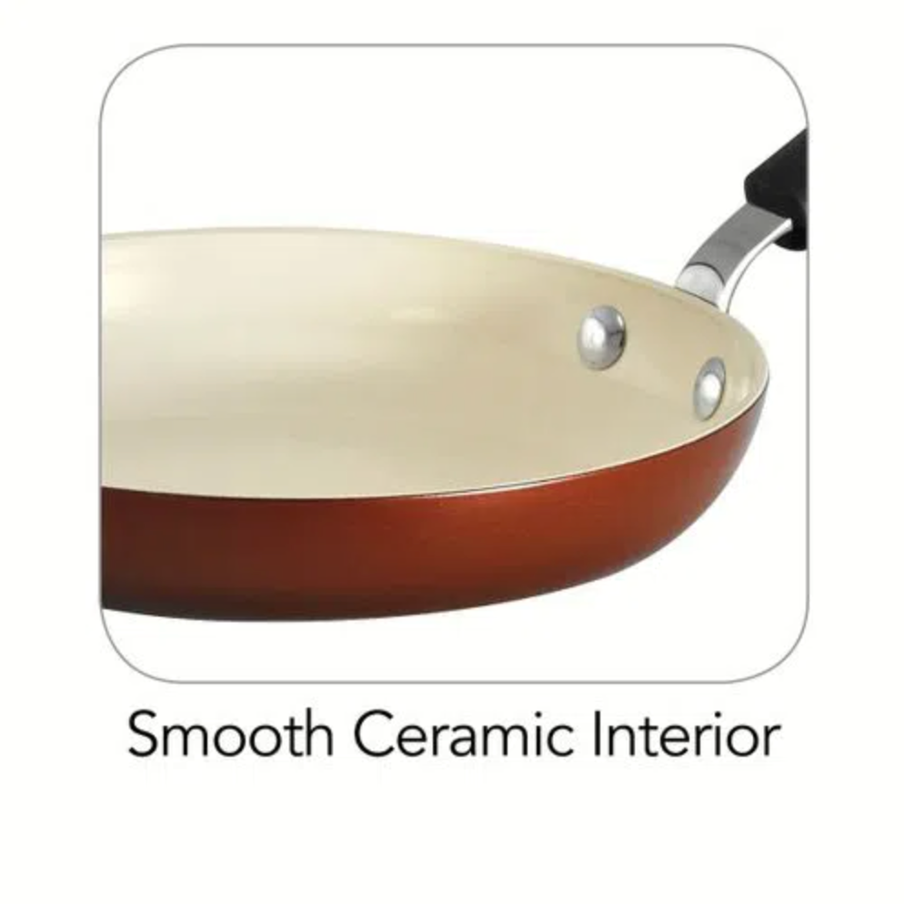 Tramontina, Ceramica 01 Metallic Copper Covered Sauce Pan 1.5 Quart