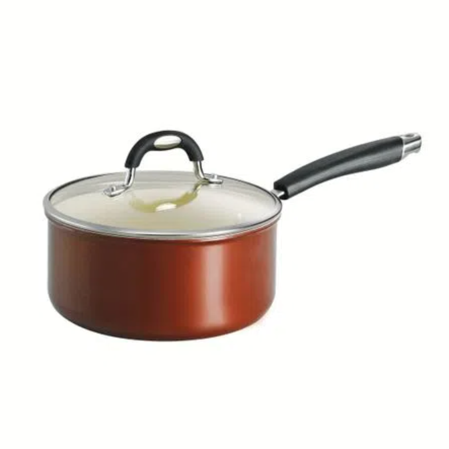 Tramontina, Ceramica 01 Metallic Copper Covered Sauce Pan 3 Quart