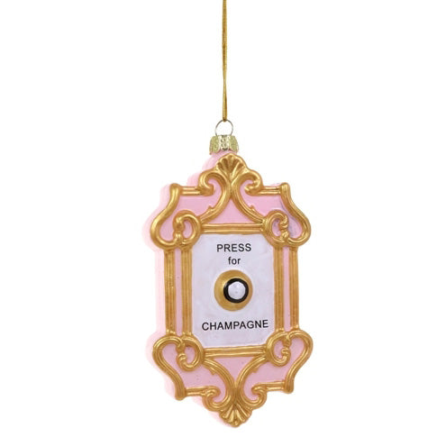 Cody Foster & Co., Champagne Button Ornament