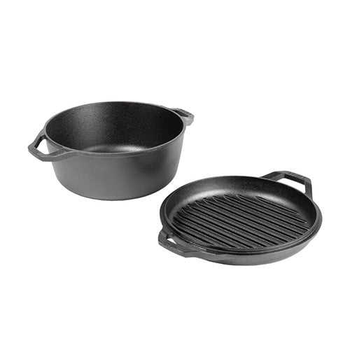 Lodge, Chef Collection Double Dutch Oven 6 Quart