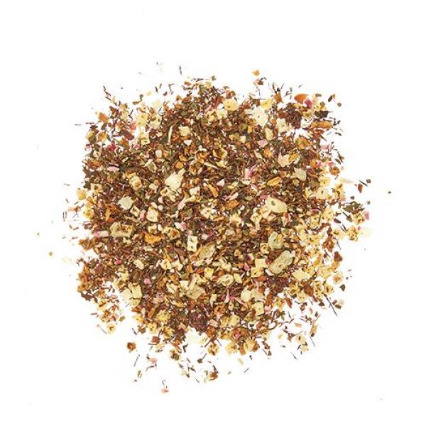 Pinky Up, Cherry Rhubarb Rooibos Loose Leaf Tea with Fruit 3oz