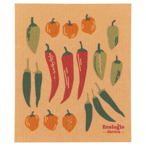 Now Designs, Chili Peppers Swedish Dishcloth