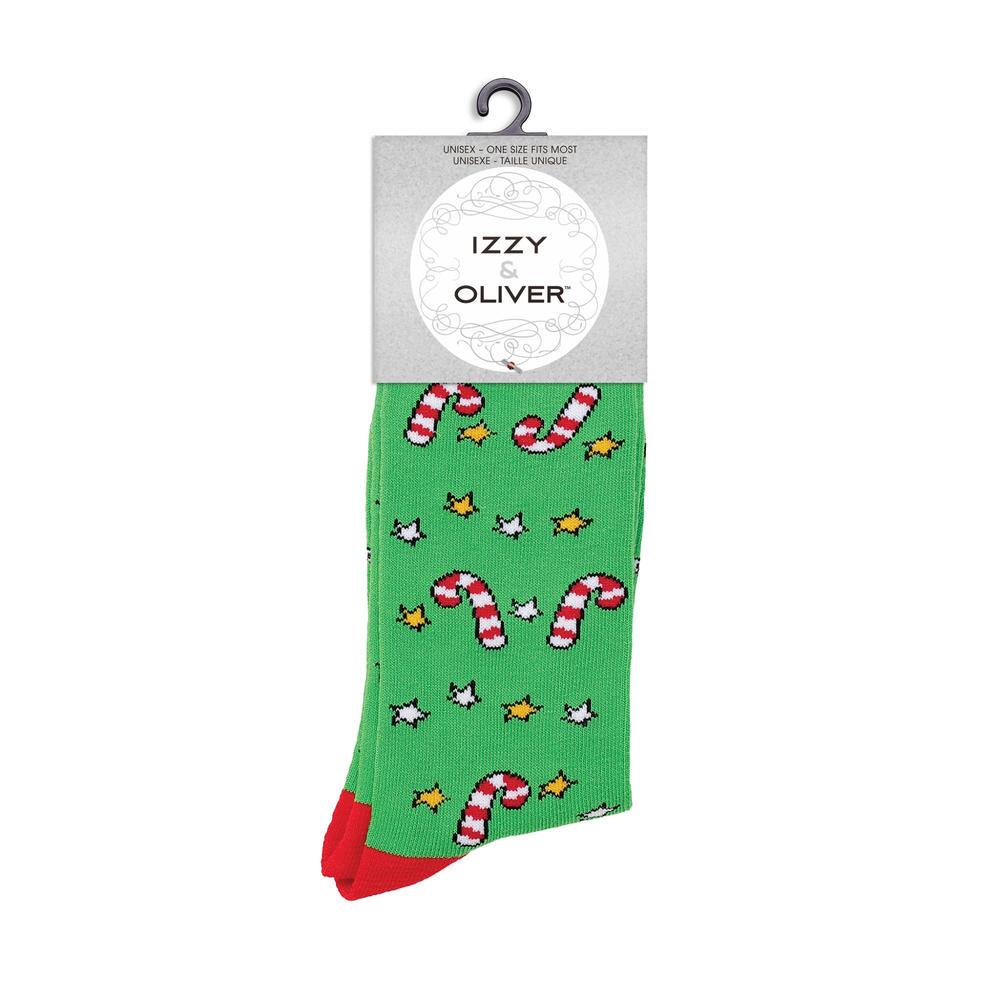 Izzy & Oliver, Christmas Candy Cane Socks Pair