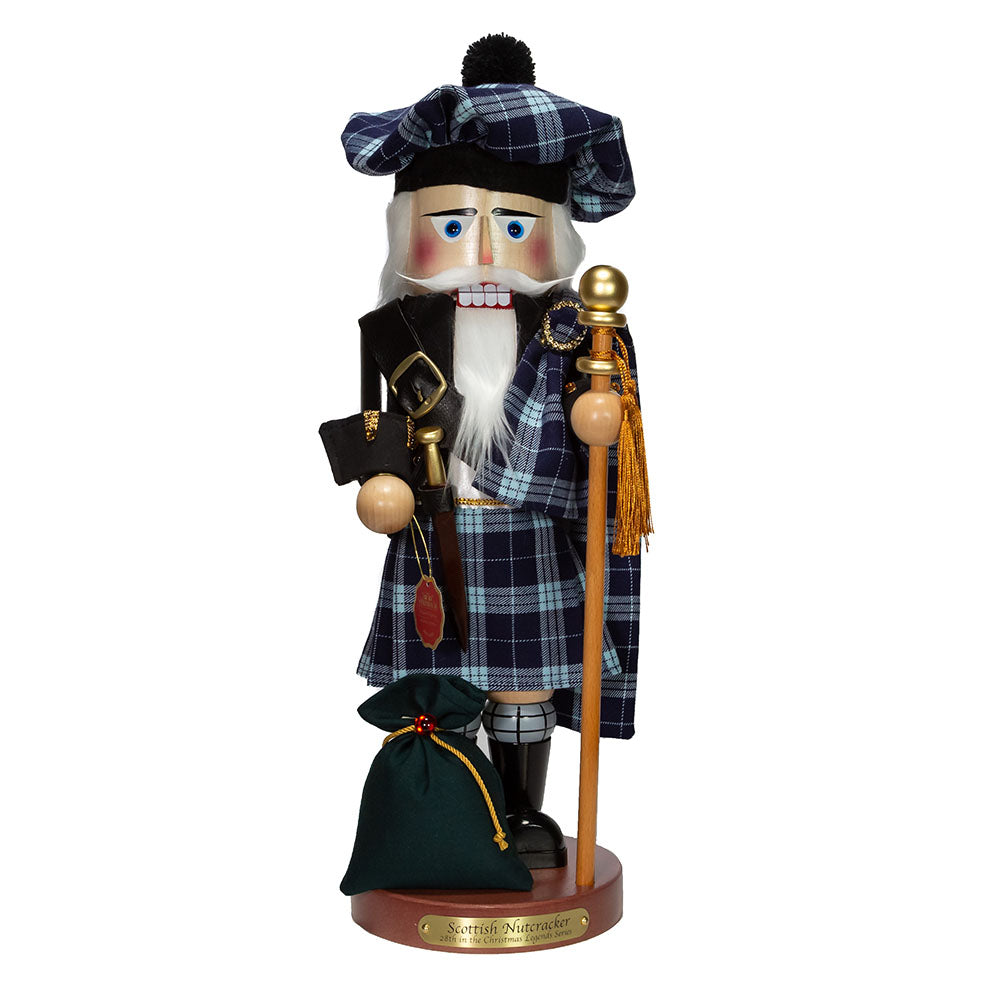 Steinbach, Christmas Legends Scottish Santa Nutcracker 17.25"