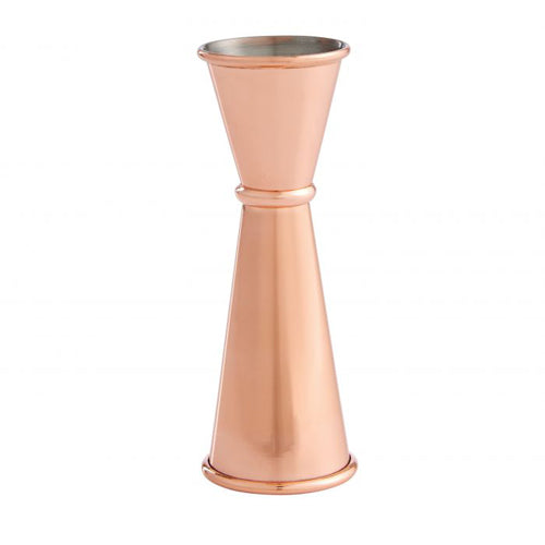 Harold Imports Company, Copper-PLated Double Cocktail Jigger 4.25"