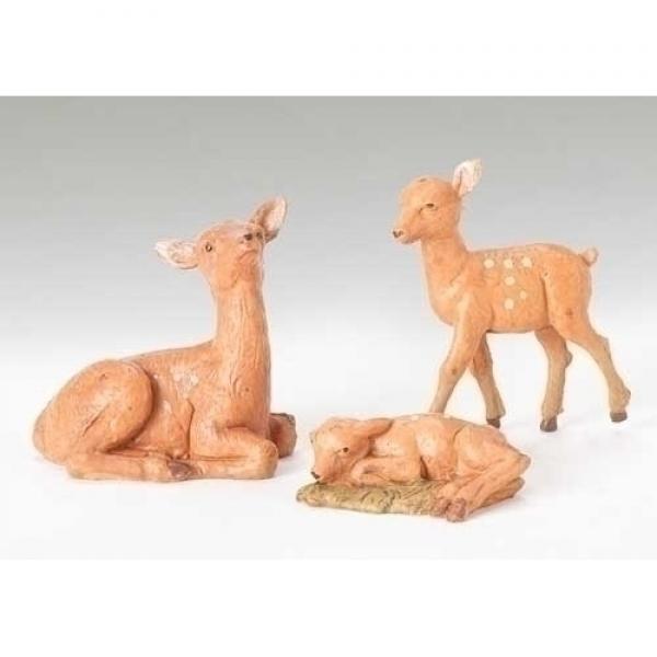 Fontanini, Deer Family Set of 3 5" Series