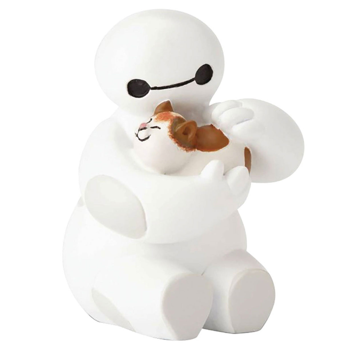 Disney Showcase, Disney Hugs Baymax Petting Cat Mini Figure