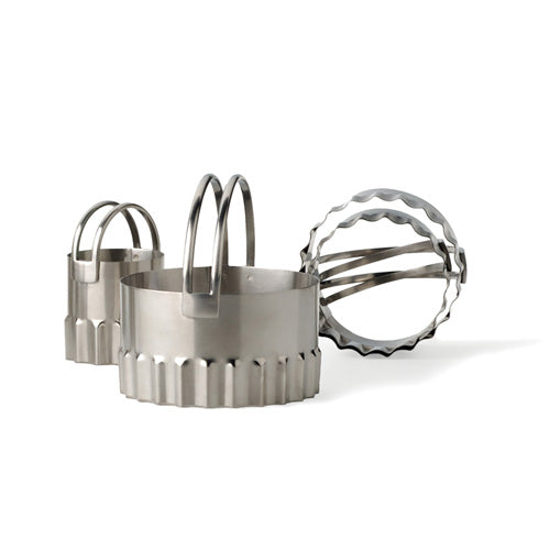 RSVP, Endurance Round Rippled Biscuit Cutters Set of 4