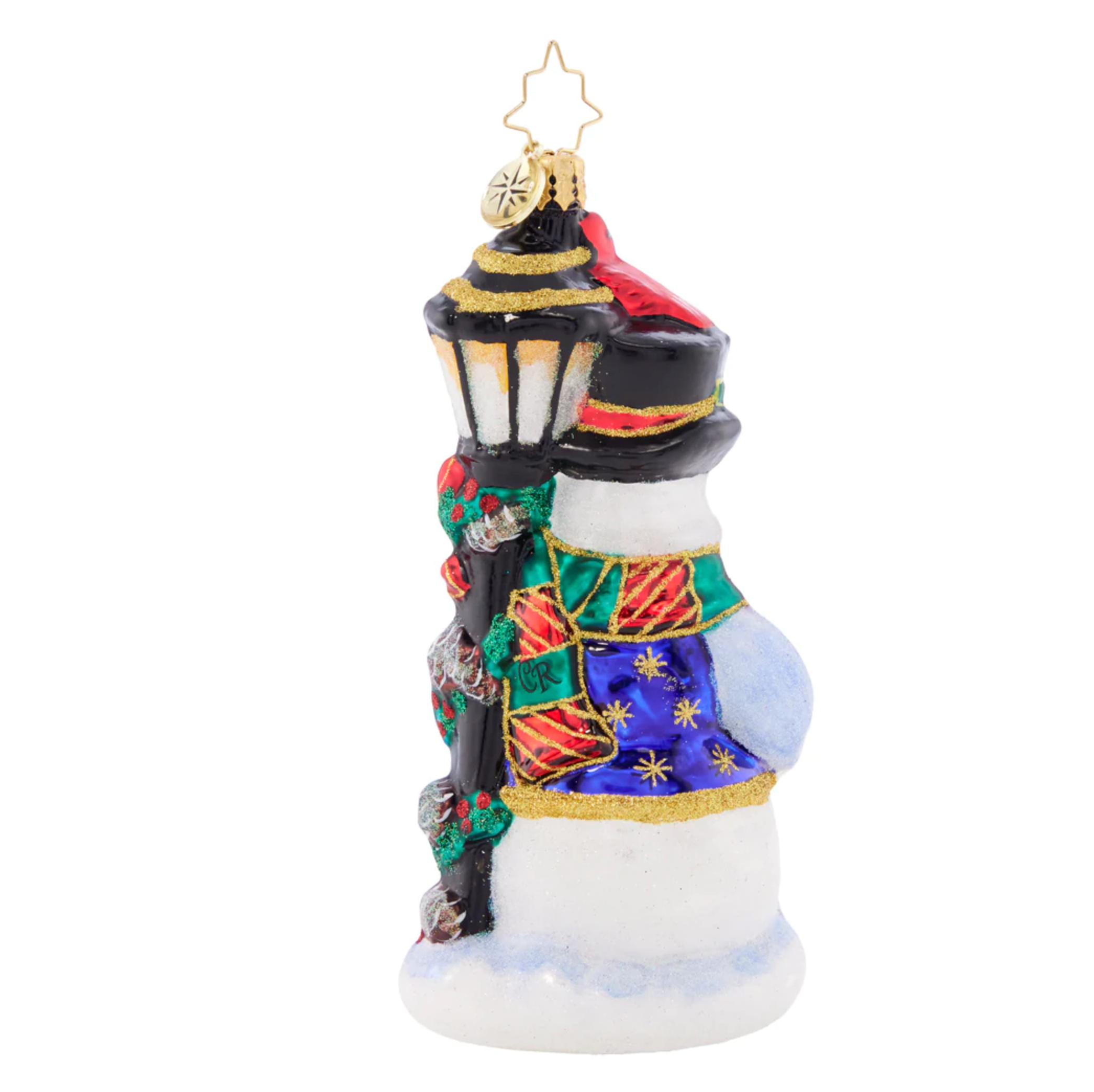 Radko, Feathered Friends Snowman Ornament