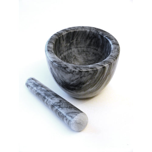 RSVP, Grey Marble Mortar & Pestle