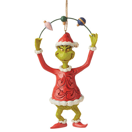 Jim Shore, Grinch Juggling Ornaments Ornament