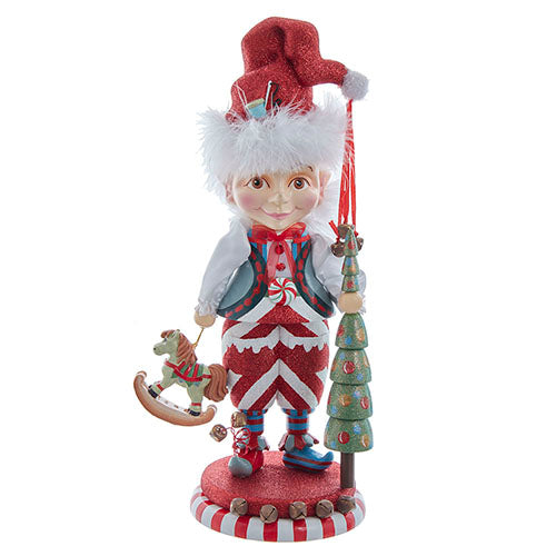 Kurt S Adler, Hollywood Elf with Tree Nutcracker 15"