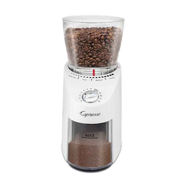 Capresso, Infinity Plus Conical Burr ABS White