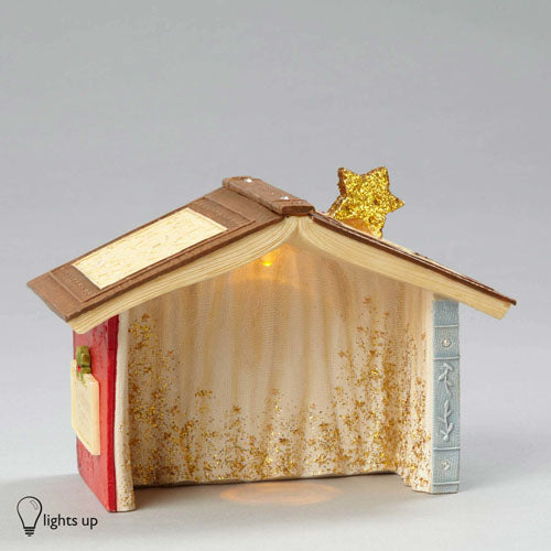 Tales with Heart, Lighted Nativity Creche