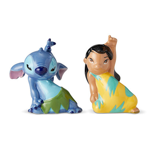 Disney Ceramics, Lilo and Stitch Salt & Pepper Set of 2