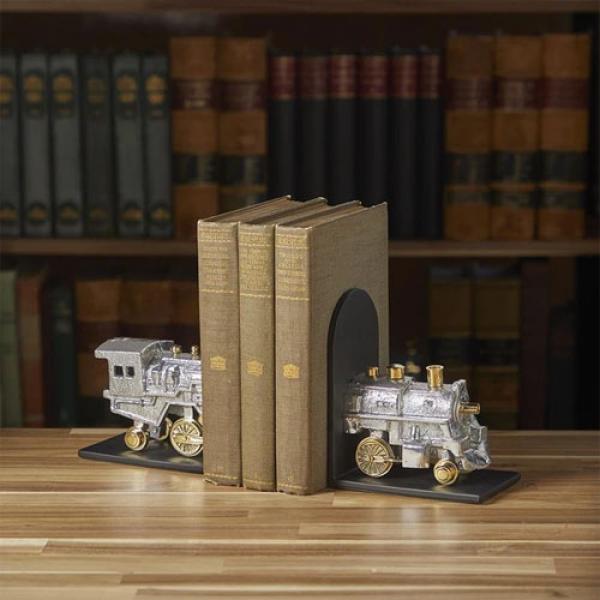 Pendulux, Locomotive Bookends Set of 2 11"