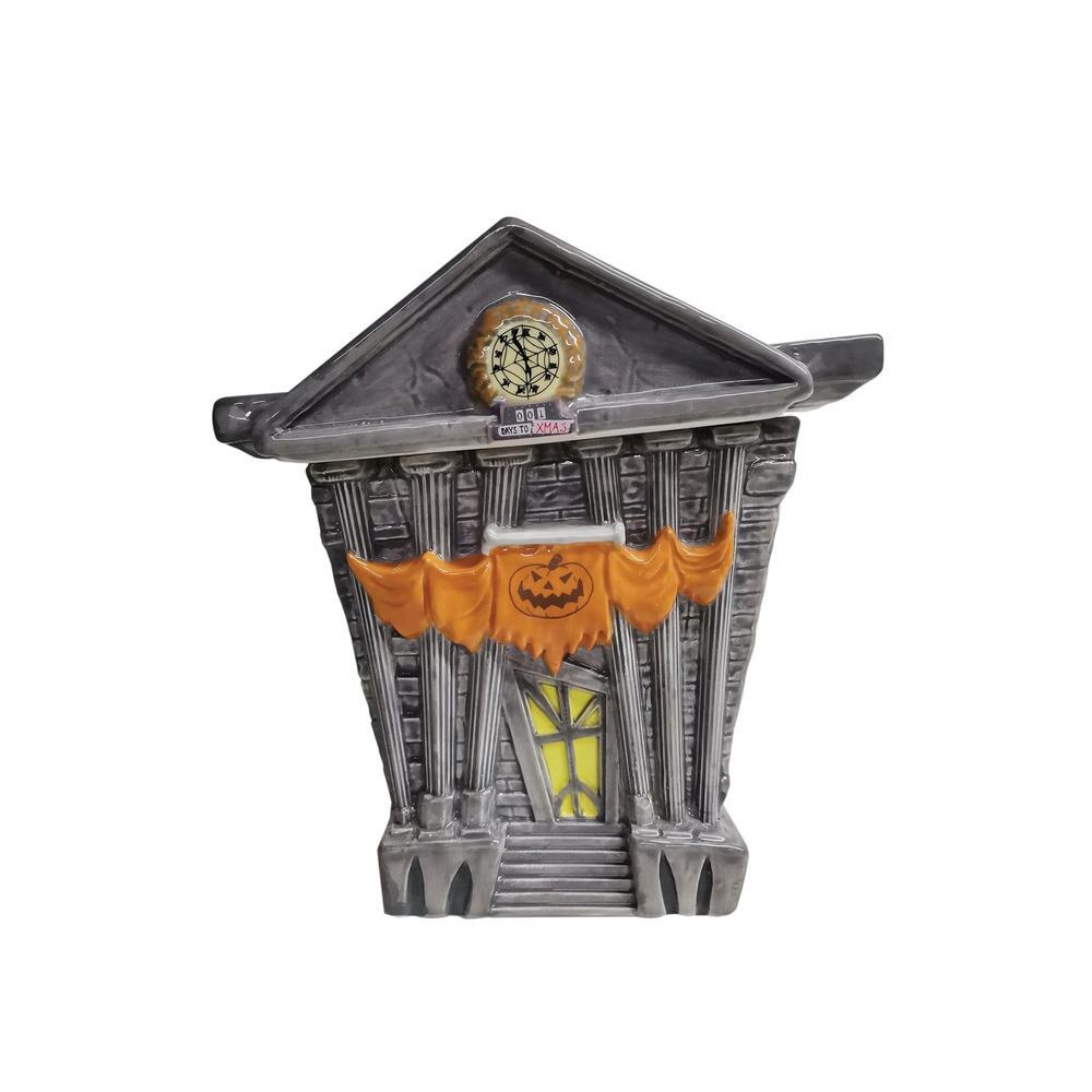 Disney Ceramics, Nightmare Before Christmas Halloweentown City Hall Cookie Jar