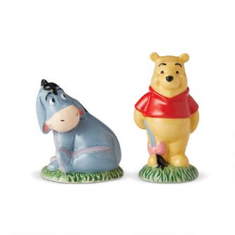 Disney Ceramics, Pooh and Eeyore Salt & Pepper Set of 2