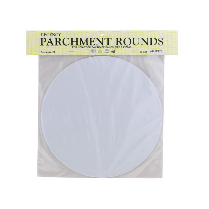 Regency Wraps, Pre-Cut Parchment Rounds 10" Set of 24