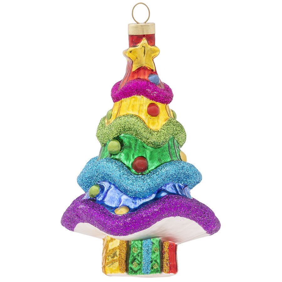 Kat & Annie, Rainbow Christmas Tree Ornament