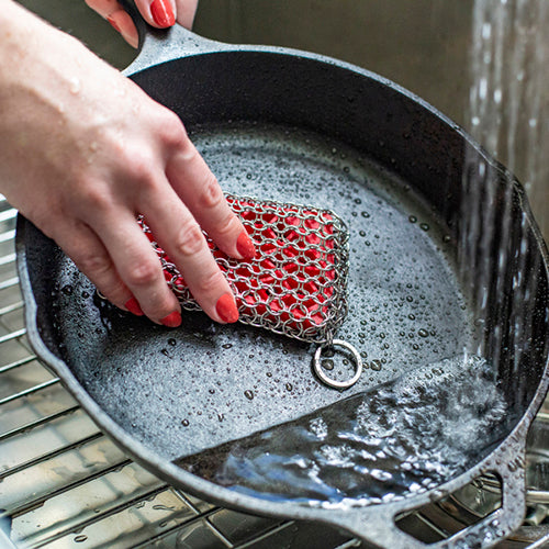 Lodge, Red Sponge Chainmail Scrubbing Pad