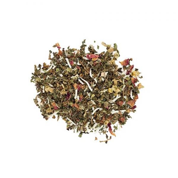 Pinky Up, Rosewater Basil Ice Herbal Loose Leaf Tea