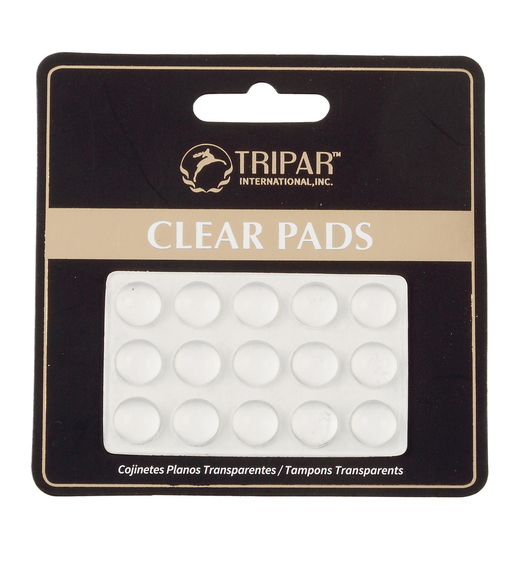 Tripar International, Self-Sticking Clear Pads Set of 15