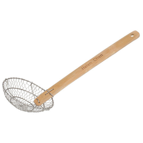 Helen's Asian Kitchen, Skimmer Strainer with Bamboo Handle 5"