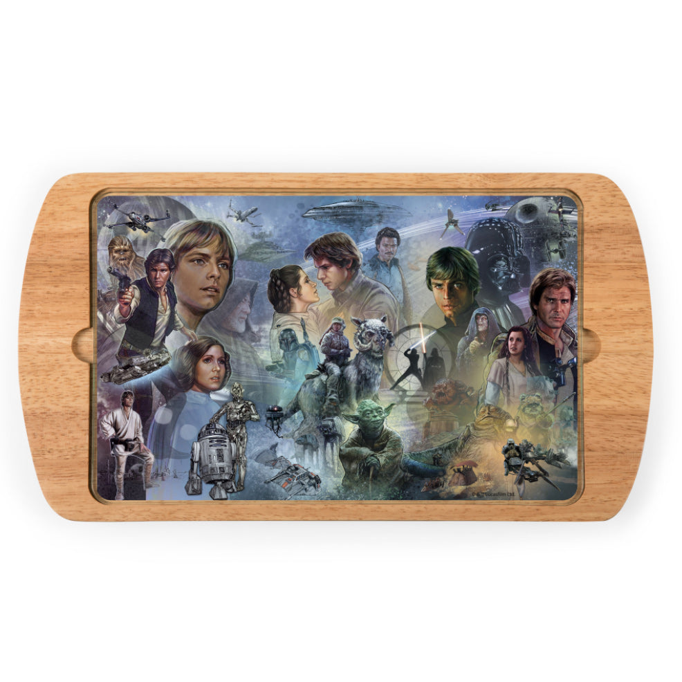 PicnicTime, Star Wars Billboard Glass Top Serving Tray