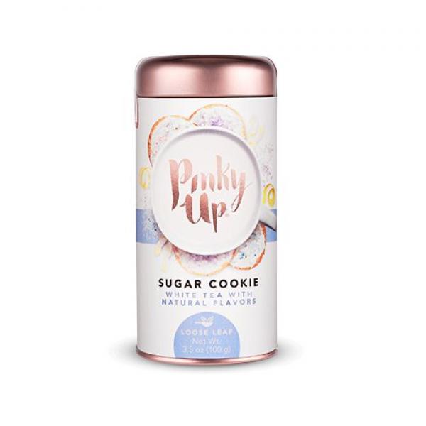 Pinky Up, Sugar Cookie White Loose Leaf Tea with Natural Flowers 3.5oz