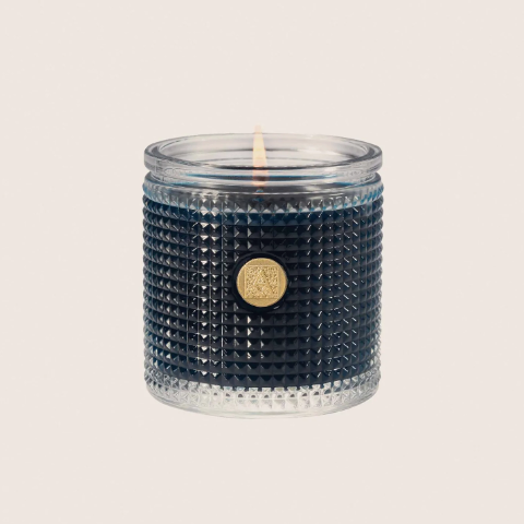 Aromatique, The Smell of Winter Textured Glass Candle 6oz