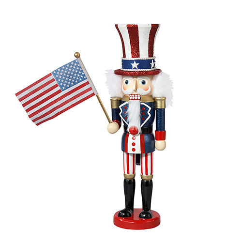 Kurt S Adler, Uncle Sam Wooden Nutcracker 15"