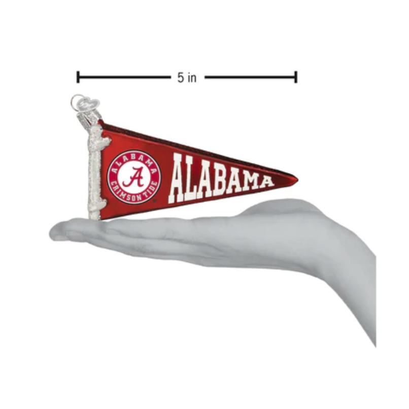 Old World Christmas, University of Alabama Pennant Ornament