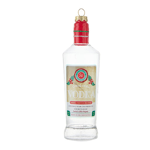 Raz, Vodka Bottle Ornament 6"